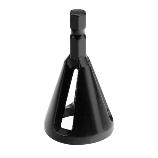 Chamfer Stainless Steel Deburring External Chamfer Tool Triangle Handle Six-slot Chamfer(Black) by buy2fix