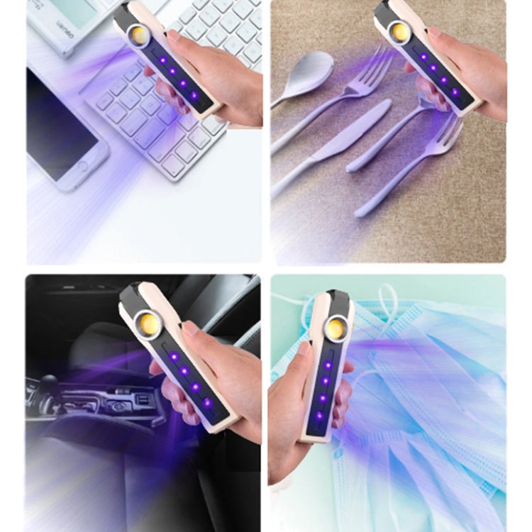 1902C 3 Lighting Mode Flashlight Rechargeable Lantern Disinfection Light UVA+UVC Antisepsis Lamp by buy2fix