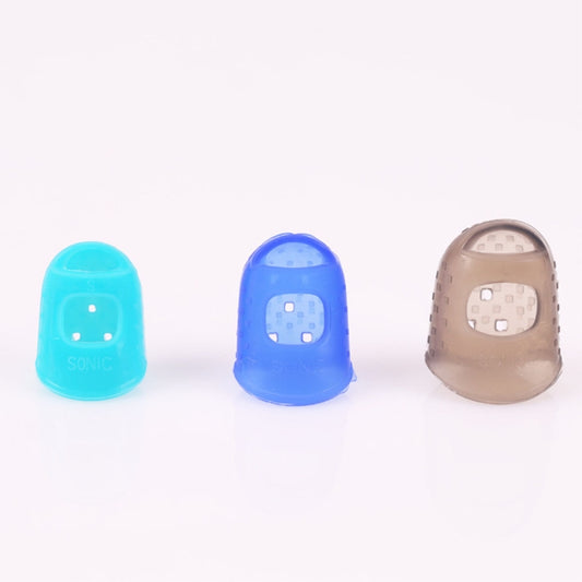 10 PCS Guitar Ukulele Stringed Instrument Finger Protector Anti-pain Finger Cap in Random Color Delivery(Size: M) - String Instrument Accessories by buy2fix | Online Shopping UK | buy2fix