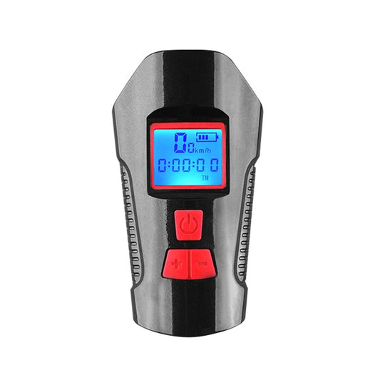 350LM USB Charging Waterproof Snap-on Bicycle Headlight with Speaker & Stopwatch Function (Red) by buy2fix