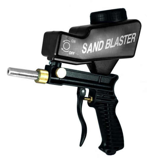 Portable Black Gravitational Sandblasting Machine Mini Rust-proof Sandblaster by buy2fix