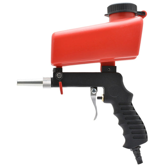 Portable Red Gravitational Sandblasting Machine Mini Rust-proof Sandblaster by buy2fix