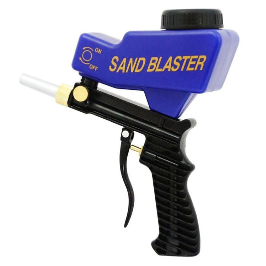 Portable Blue Gravitational Sandblasting Machine Mini Rust-proof Sandblaster Spray Mechine by buy2fix