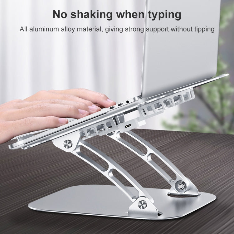 HZ13 Foldable Multi-angle Aluminum Alloy Laptop Fan Cooling Bracket by buy2fix