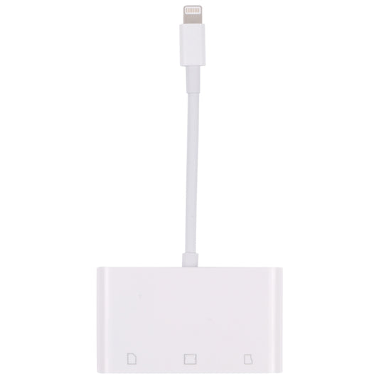 NK-1011 3 in 1 CF Card / TF Card / SD Card Reader For 8 Pin Devices by buy2fix