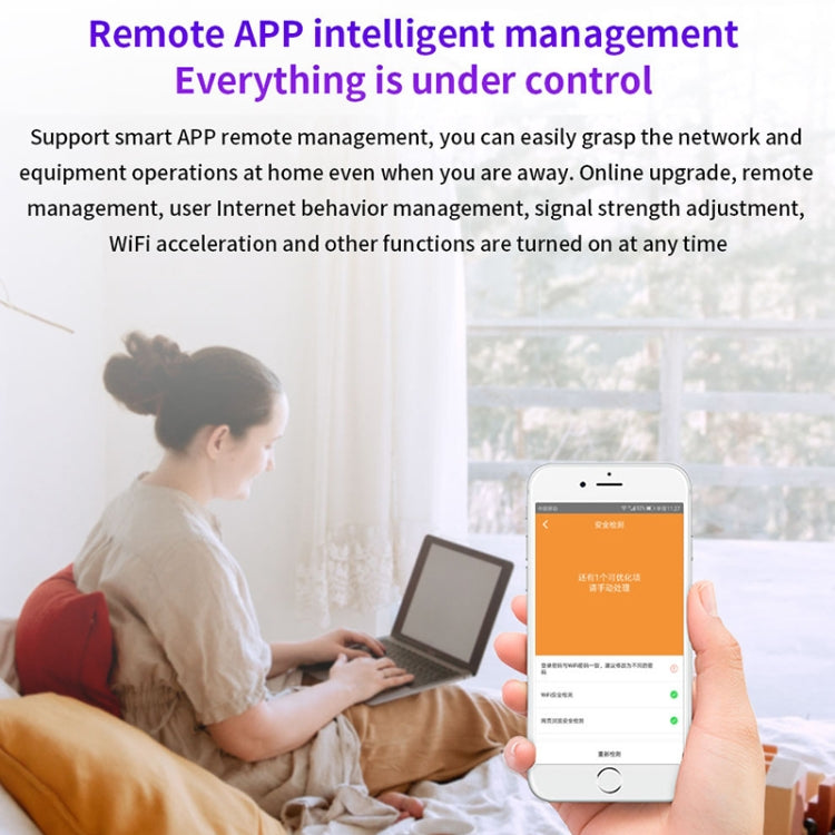 Tenda AC23 AC2100M Wireless WiFi IPV6 Home Coverage APP Control Extender Router by Tenda