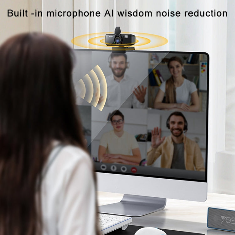 Yesido KM14 2K 4.0MP HD USB Webcam, Cable Length 1.5m by Yesido