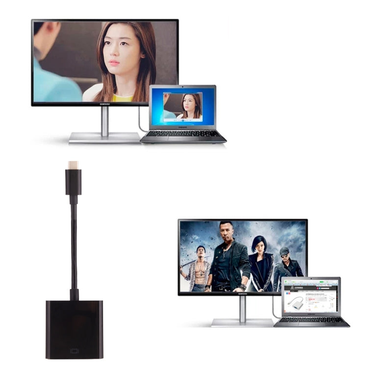 USB-C / Type-C 3.1 Male to HDMI female Adapter Cable, Length: About 10cm, For Galaxy S9 & S9 + & S8 & S8 + & Note 8 / HTC 10 / Huawei Mate 10 & Mate 10 Pro & P20 & P20 Pro / MacBook 12 inch / MacBook Pro by buy2fix