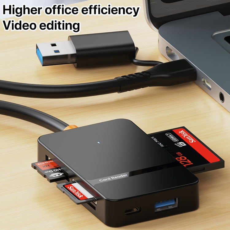 ADS-316 8 in 1 Type-C+USB Multi-function Card Reader by buy2fix