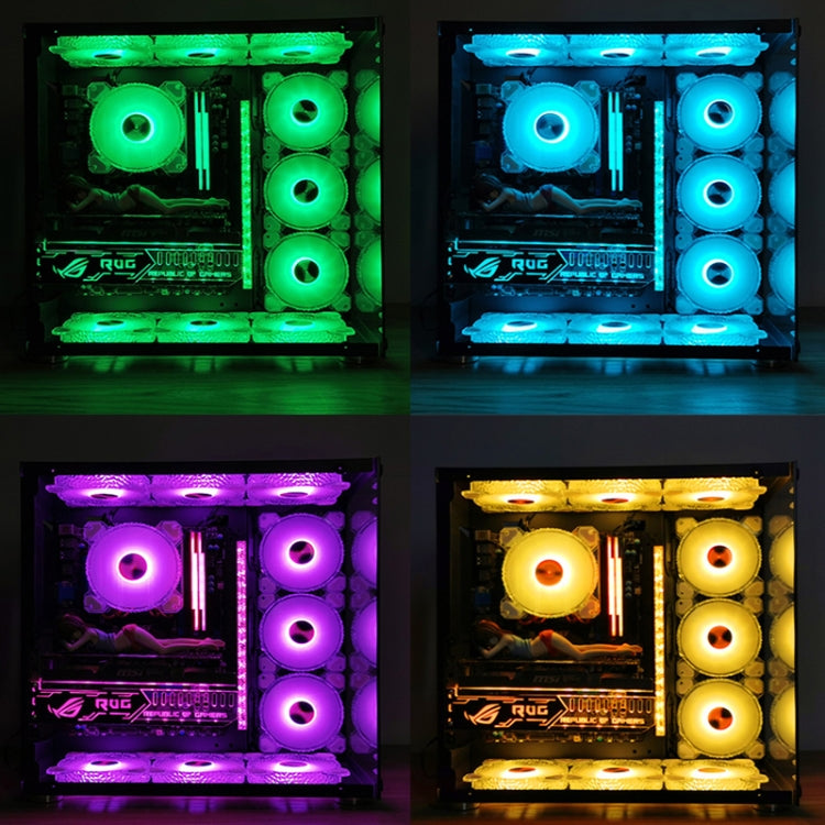 COOLMOON RGB Cooling Fan120mm PWM 6PIN S1 ARGB Fans by COOLMOON