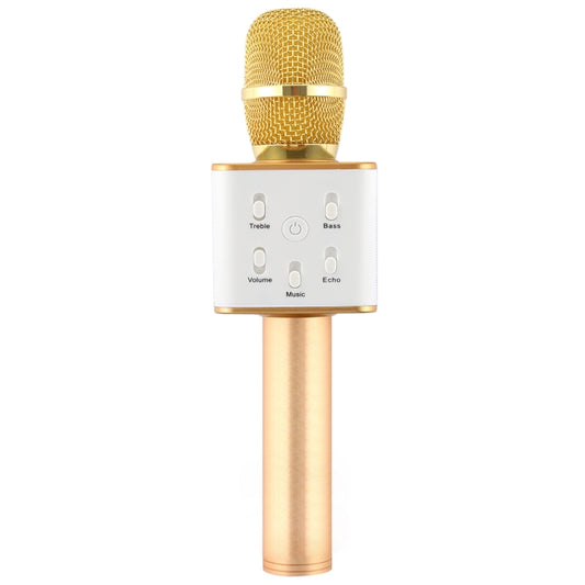 SDRD SD-08 Double Speakers High Sound Quality Handheld KTV Karaoke Recording Bluetooth Wireless Condenser Microphone(Gold) by buy2fix