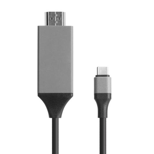 USB-C / Type-C 3.1 to HDMI Converter Adapter Cable, Length: 2m(Black) by buy2fix