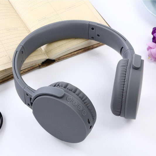 MDR-XB650BT Headband Folding Stereo Wireless Bluetooth Headphone Headset, Support 3.5mm Audio Input & Hands-free Call(Grey) by buy2fix