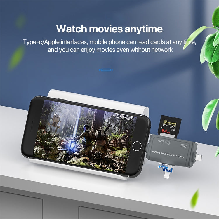 7 In 1 USB 3.0 Card Reader (Black) by buy2fix