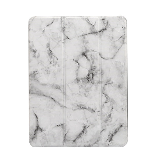 Marble Texture Pattern Horizontal Flip Case for iPad 9.7 (2018) , with Three-folding Holder & Pen Slots(Black) - iPad 9.7 (2018) & (2017) Cases by buy2fix | Online Shopping UK | buy2fix
