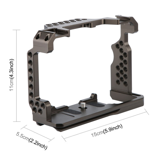 PULUZ Video Camera Cage Stabilizer for Sony A7 III & A7M3 / A7R3 & A7R III, without Handle(Bronze) by PULUZ