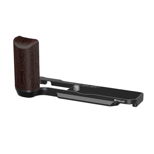 For Fujifilm X100VI PULUZ 1/4 inch Vertical Shoot Quick Release L Plate Bracket Base Holder (Black) by PULUZ