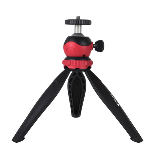 PULUZ 20cm Pocket Plastic Tripod Mount with 360 Degree Ball Head for Smartphones, GoPro, DSLR Cameras(Red) by PULUZ