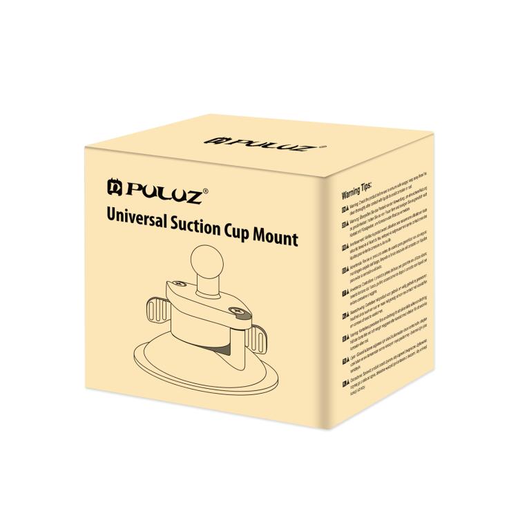 PULUZ 360 Degree Rotating Suction Cup Clamp Holder Bracket For iPhone, Galaxy, Huawei, Xiaomi, Sony, HTC, Google and other Smartphones (Black) by PULUZ