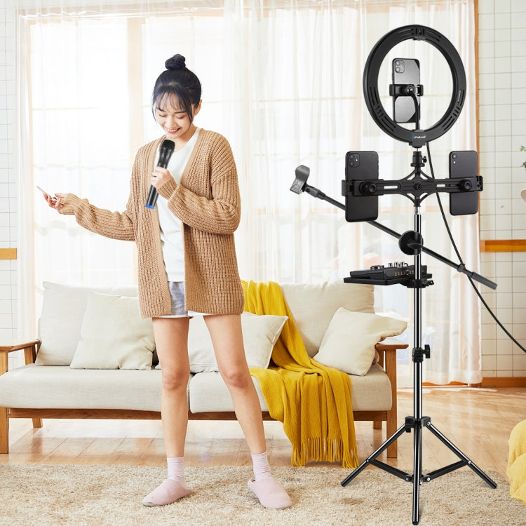 PULUZ Upgrade Version Live Tripod Sound Card Tray, Size: 27 x 20.6cm (Black) by PULUZ