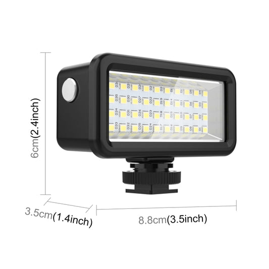 PULUZ 40 LEDs 40m Diving Waterproof Fill Light Camera Video Photo Studio Light (Black) by PULUZ