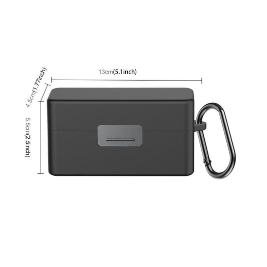 For DJI Mic 2 PULUZ Charging Case Silicone Scratch-proof Protective Cover (Black) by PULUZ