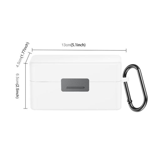 For DJI Mic 2 PULUZ Charging Case Silicone Scratch-proof Protective Cover (White) by PULUZ