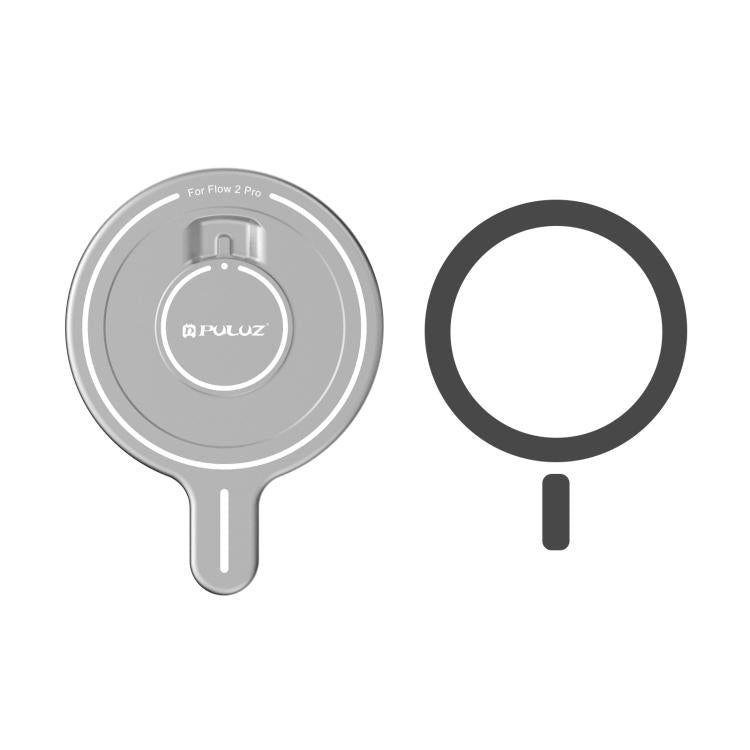 For Insta360 Flow 2 Pro PULUZ Magnetic Phone Mount Adapter (Silver) - Mount & Holder by PULUZ | Online Shopping UK | buy2fix