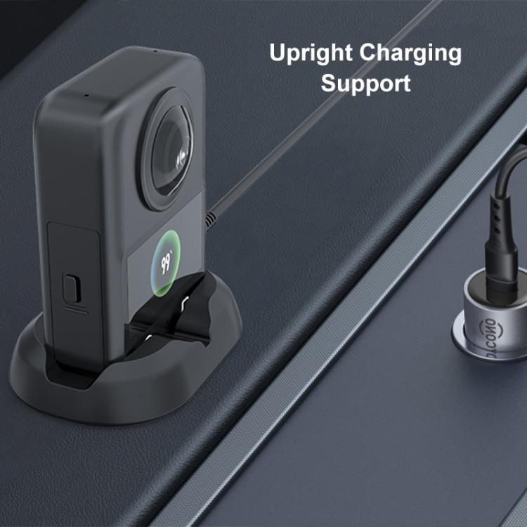 For DJI Osmo 360 PULUZ Car Plastic Base Stand (Black) - Mount & Holder by PULUZ | Online Shopping UK | buy2fix