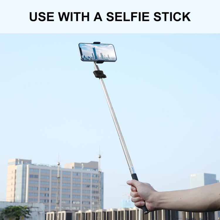 PULUZ Aluminum Alloy 17mm Ball Head Bracket Base Adapter (Silver) by PULUZ