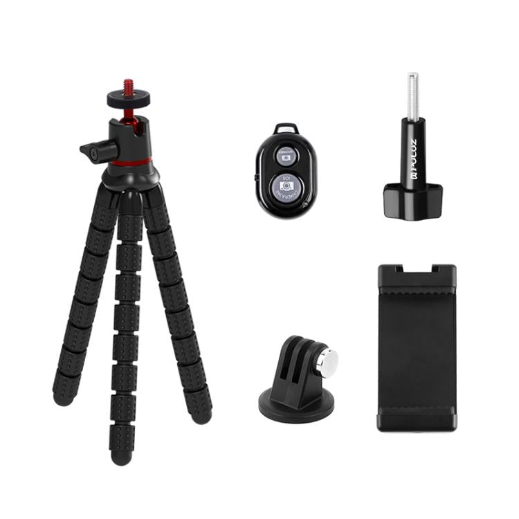 PULUZ Mini Octopus Flexible Tripod Holder with Remote Control for SLR Cameras, GoPro, Cellphone by PULUZ