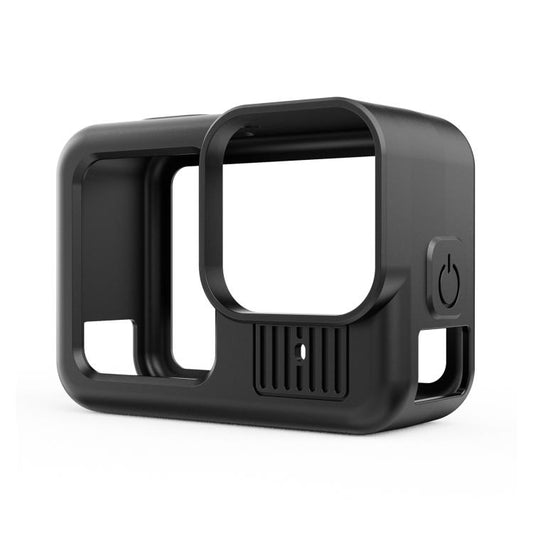 For GoPro HERO13 Black PULUZ Silicone Protective Case Cover with Wrist Strap & Lens Cover (Black) by PULUZ
