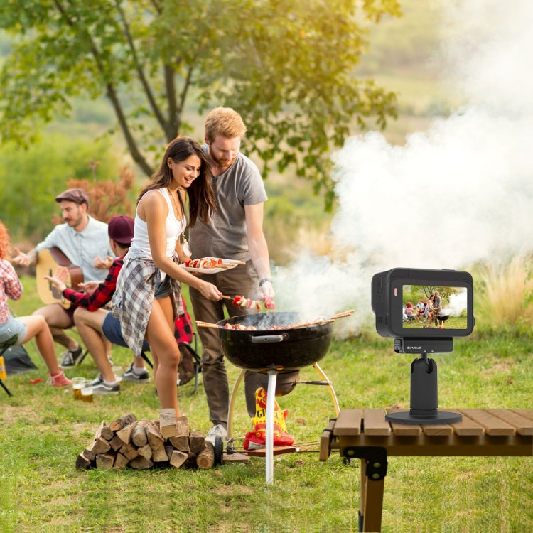 For Insta360 Ace / Ace Pro / X4 / X4 Air PULUZ Magnetic Quick Release Base Mount (Black) by PULUZ