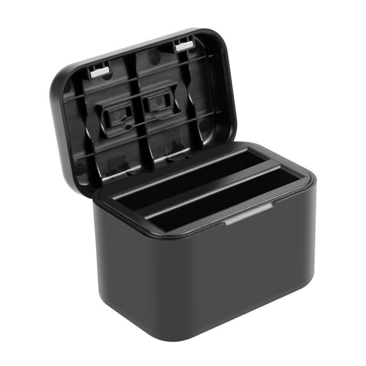 For Insta360 X4 PULUZ Battery Charging Box Battery & Memory Card Storage Case (Black) by PULUZ