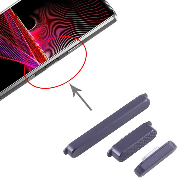For Sony Xperia 1 III Original Power Button and Volume Control Button (Purple) - Others by buy2fix | Online Shopping UK | buy2fix