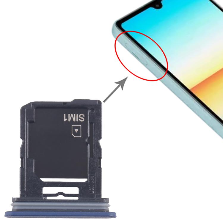 For Sony Xperia Ace III SIM + Micro SD Card Tray (Blue) - Card Tray by buy2fix | Online Shopping UK | buy2fix