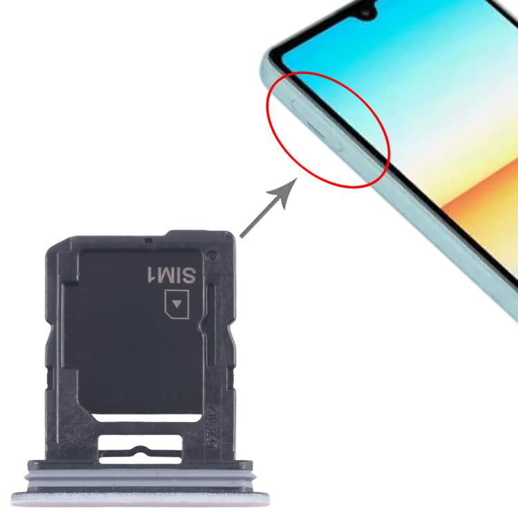 For Sony Xperia Ace III SIM + Micro SD Card Tray (White) - Card Tray by buy2fix | Online Shopping UK | buy2fix