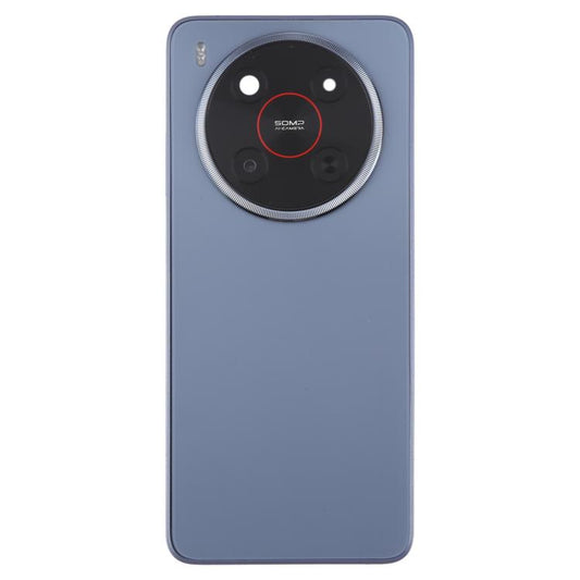 For ZTE Blade V70 Max Plastic Battery Back Cover with Middle Frame / Camera Lens Cover(Purple) - For ZTE by buy2fix | Online Shopping UK | buy2fix