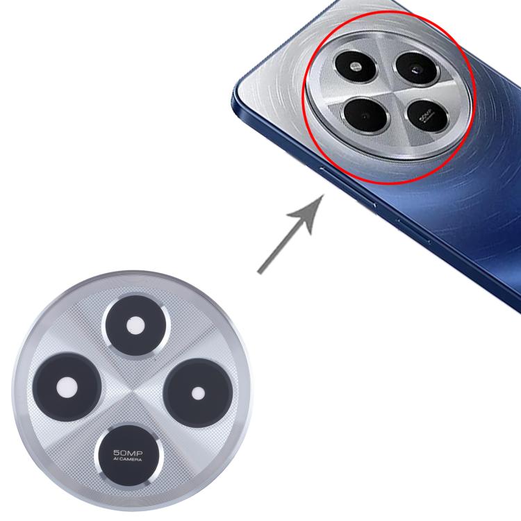 For Xiaomi Redmi 14C 4G OEM Back Camera Lens (Silver) - Camera by buy2fix | Online Shopping UK | buy2fix
