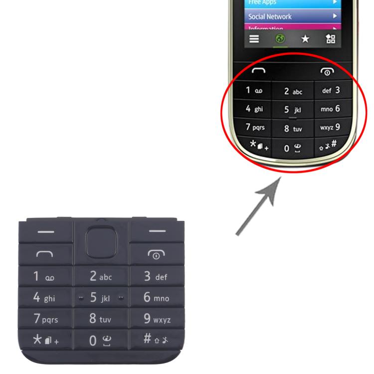 For Nokia 225 4G OEM Function Keypad - Replacement Keypad by buy2fix | Online Shopping UK | buy2fix