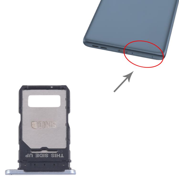 For Motorola Edge 50 Fusion 10pcs Original SIM Card Tray + SIM Card Tray (Blue) - Card Socket by buy2fix | Online Shopping UK | buy2fix