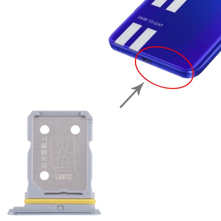 For Realme GT Neo 3 10pcs Original SIM Card Tray + SIM Card Tray (Baby Blue) - Card Tray by buy2fix | Online Shopping UK | buy2fix