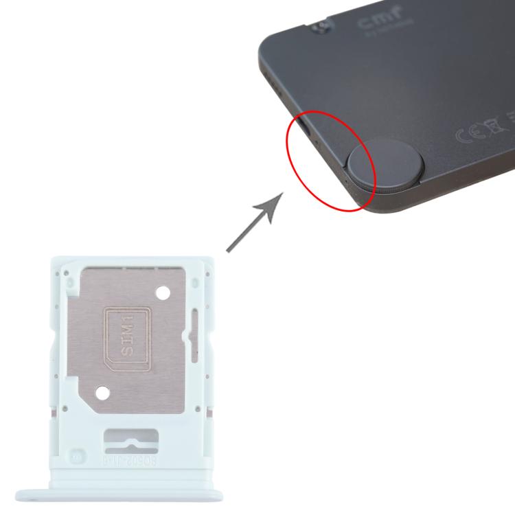 For Nothing Phone CMF Phone 1 SIM Card Tray + SIM / Micro SD Card Tray (Green) - For Nothing by buy2fix | Online Shopping UK | buy2fix