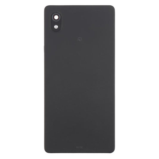 For Sony Xperia Ace III Back Cover with Camera Lens Cover(Black) - Back Cover by buy2fix | Online Shopping UK | buy2fix