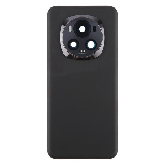 For Honor Magic6 Back Cover with Camera Lens Cover(Black) - Back Cover by buy2fix | Online Shopping UK | buy2fix