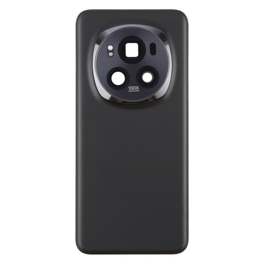 For Honor Magic6 Pro Back Cover with Camera Lens Cover(Black) - Back Cover by buy2fix | Online Shopping UK | buy2fix