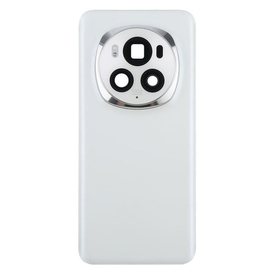 For Honor Magic6 Pro Back Cover with Camera Lens Cover(White) - Back Cover by buy2fix | Online Shopping UK | buy2fix
