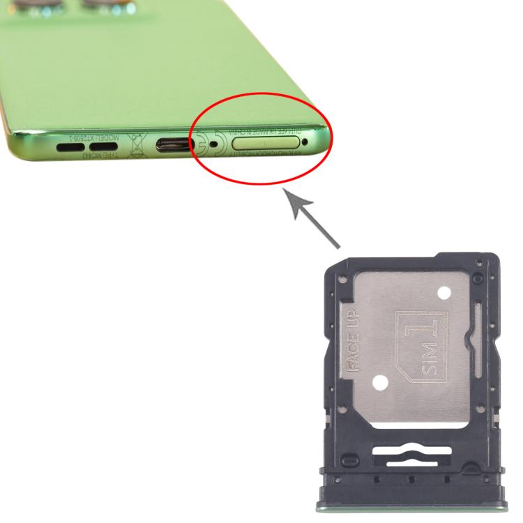 For Motorola Edge 60 10pcs Original SIM Card Tray + SIM Card Tray / Micro SD Card Tray (Green) - Card Socket by buy2fix | Online Shopping UK | buy2fix