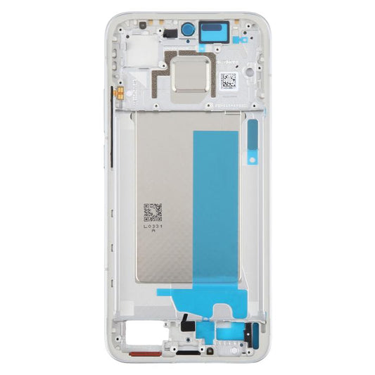 For Xiaomi Redmi Turbo 4 Pro Original Front Housing LCD Frame Bezel Plate (Silver) - Frame Bezel Plate by buy2fix | Online Shopping UK | buy2fix