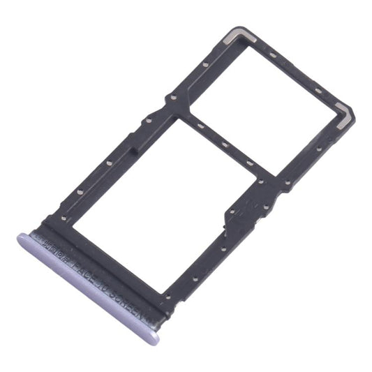 For Xiaomi Poco M6 4G 10pcs SIM Card Tray + SIM Card Tray / Micro SD Card Tray (Purple) - Card Tray by buy2fix | Online Shopping UK | buy2fix